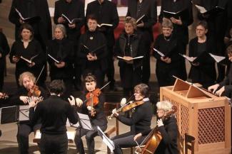 Vielschichtig und ausdrucksvoll: der Messias. Konzert vom 25.02.2024 um 18:00 Uhr in der Friedenkirche Ludwigsburg. Bild Ramona Theis.